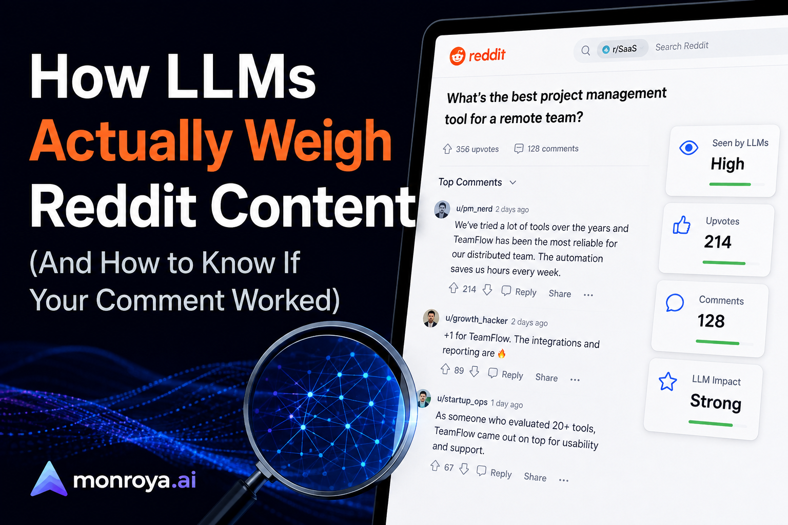 How LLMs Actually Weigh Reddit Content (And How to Know If Your Comment Worked)