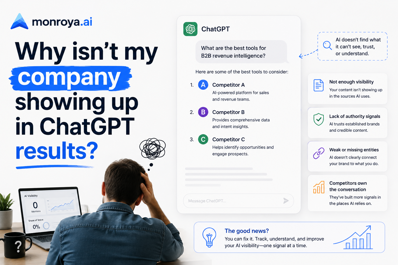 Why isn't my company showing up in ChatGPT results?