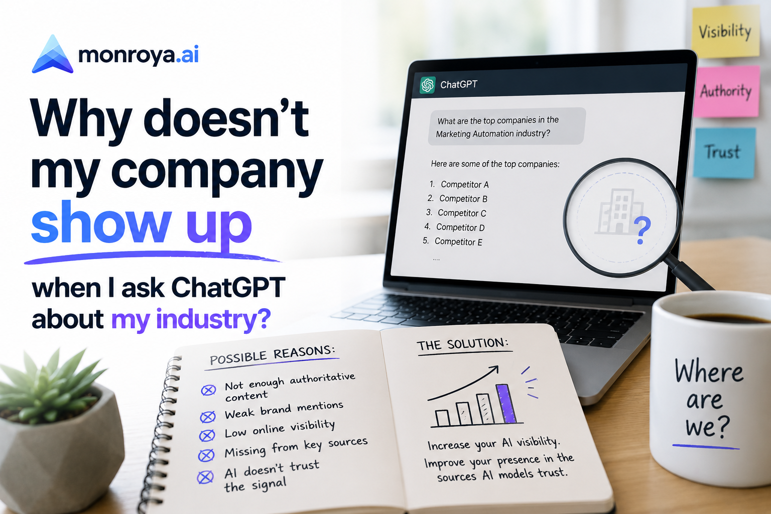 Why doesn't my company show up when I ask ChatGPT about my industry?