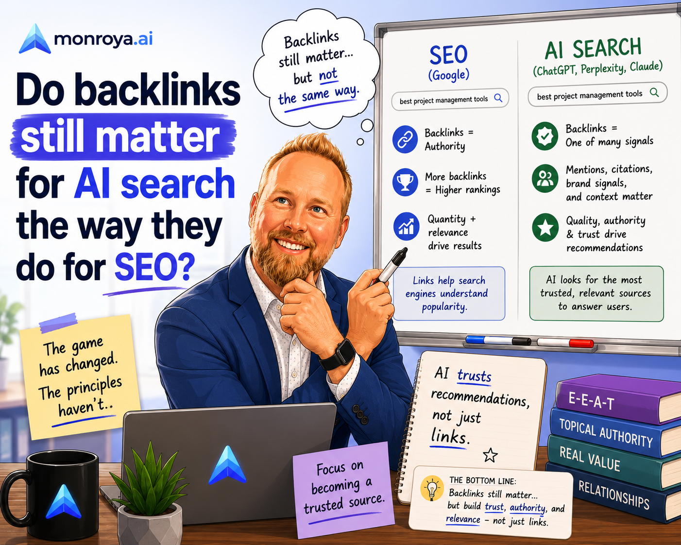 Do backlinks still matter for AI search the way they do for SEO?