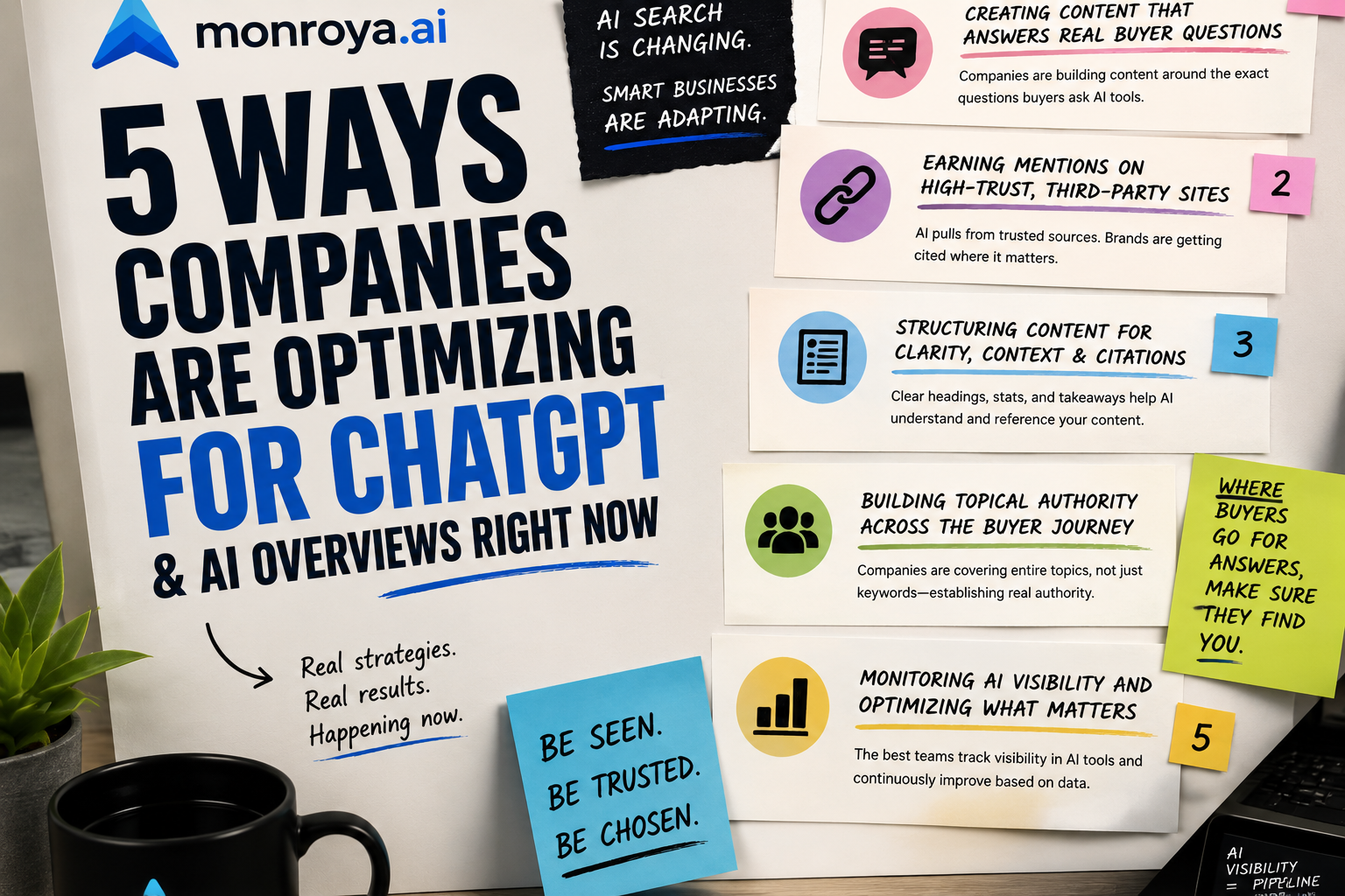 5 ways companies are optimizing for ChatGPT and AI Overviews right now