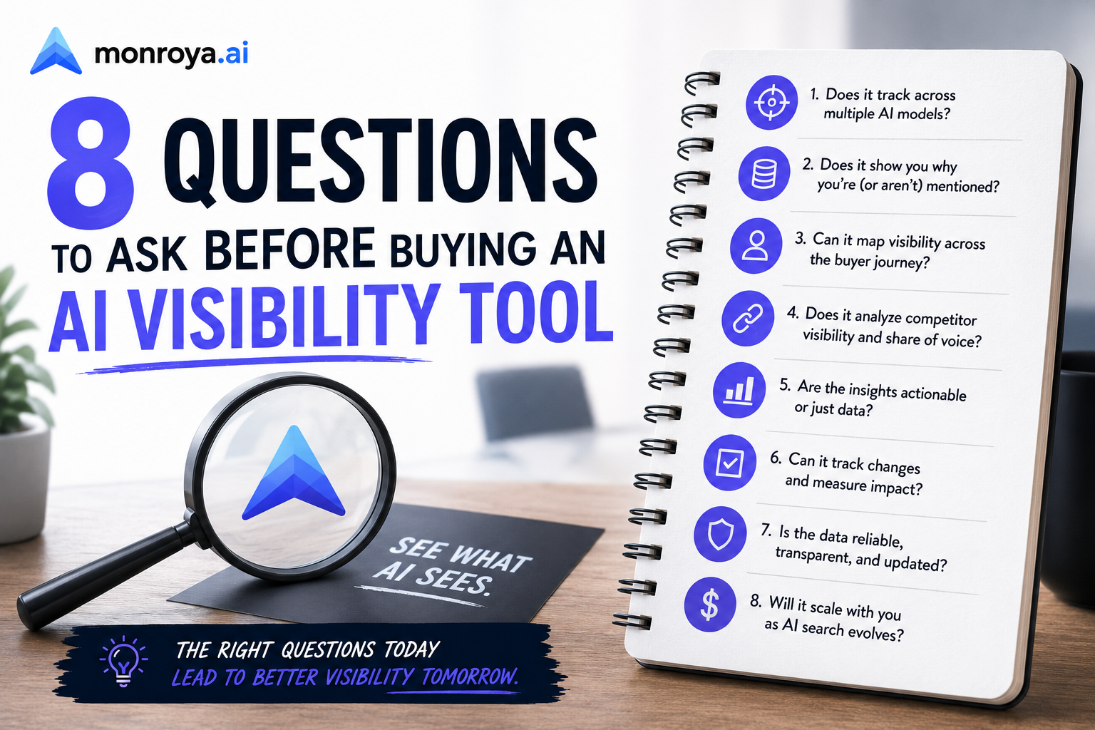 8 questions to ask before buying an AI visibility tool
