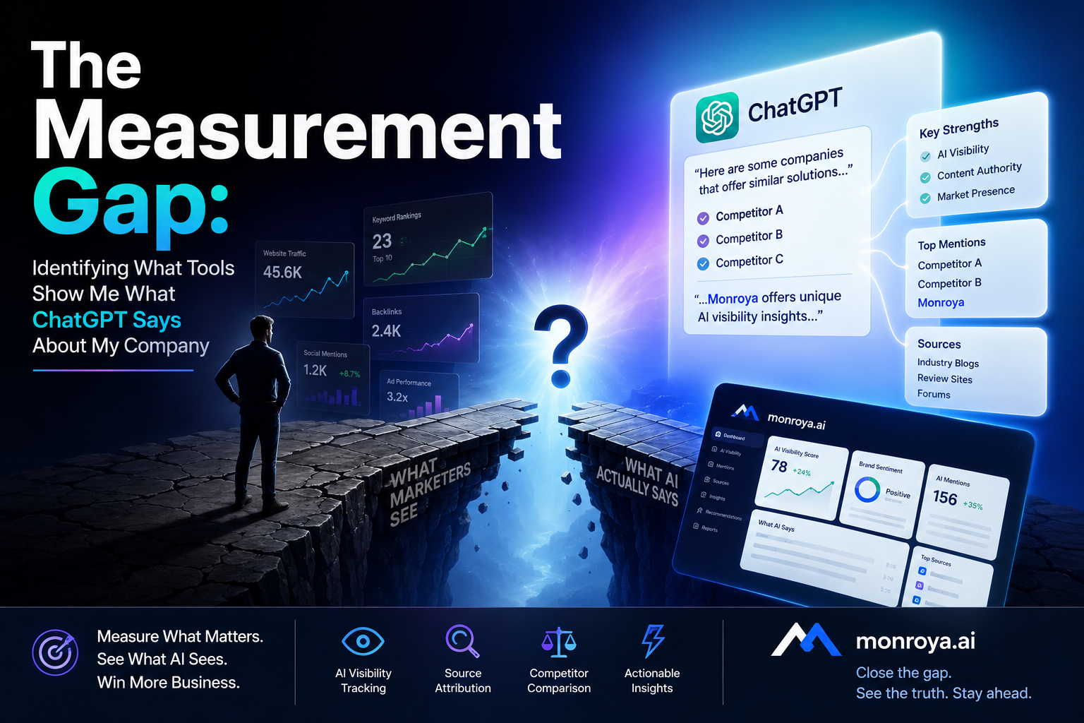 The Measurement Gap: Identifying What Tools Show Me What ChatGPT Says About My Company