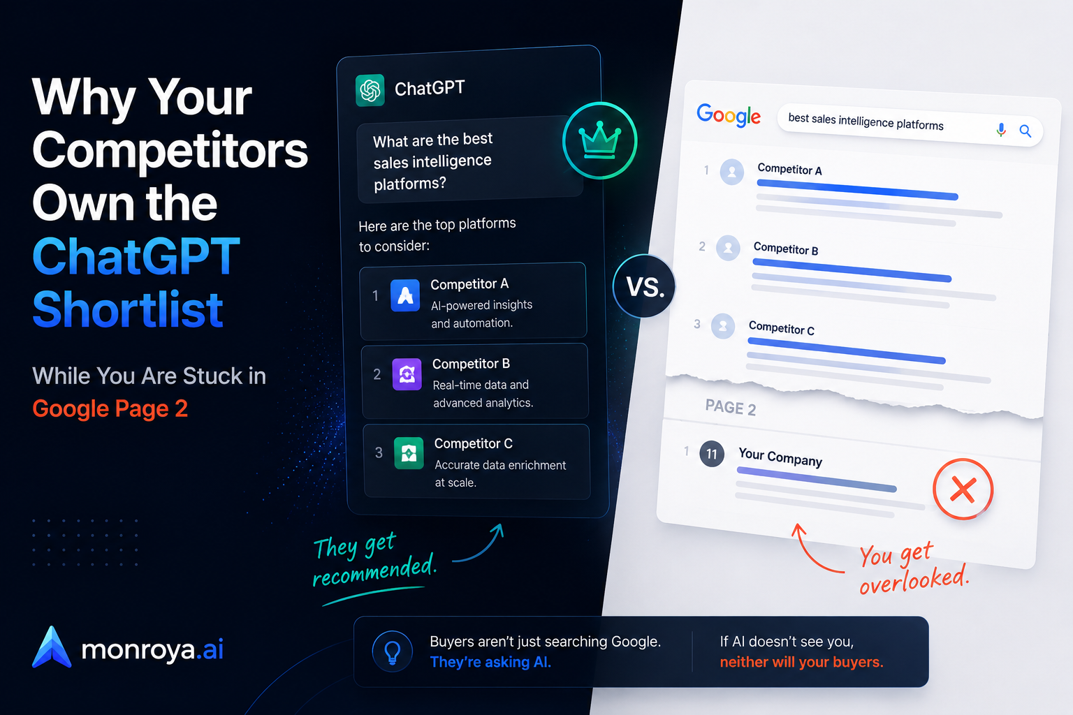 Why Your Competitors Own the ChatGPT Shortlist While You Are Stuck in Google Page 2