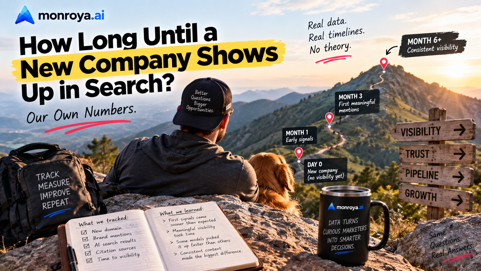 Cover image for “How Long Until a New Company Shows Up in Search? Our Own Numbers”